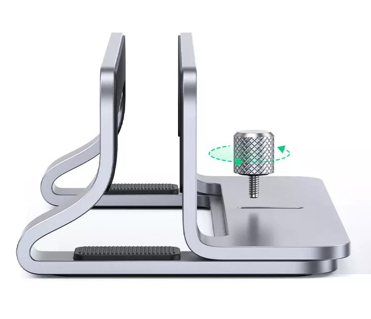 Універсальна вертикальна підставка для ноутбука Ugreen 20471 LP258 Aluminium (Сіра) Николаев - изображение 3