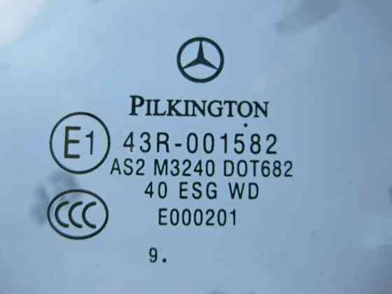 Mercedes-Benz  A2047350210 43R-001582 Скло задніх правих дверей C-Class W204 до рестайл Одесса