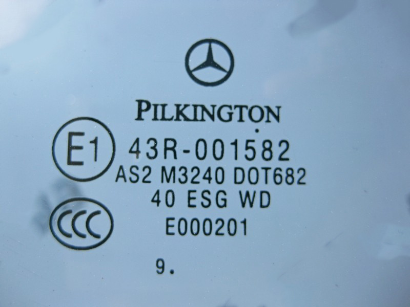 Mercedes-Benz  A2047350210 43R-001582 Скло задніх правих дверей C-Class W204 до рестайл Одесса - изображение 2