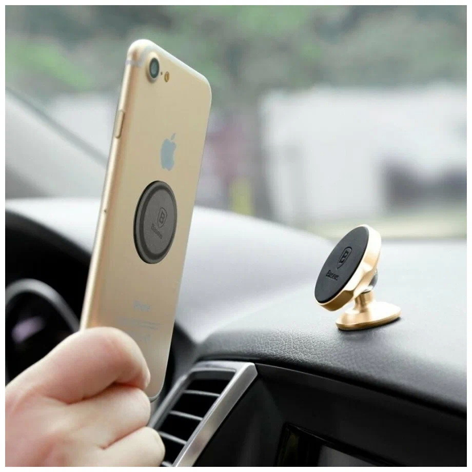 Комплект пластин Baseus Magnet Iron Suit ACDR-A0S для магнітного тримача (2шт, Круглі) Николаев - изображение 6