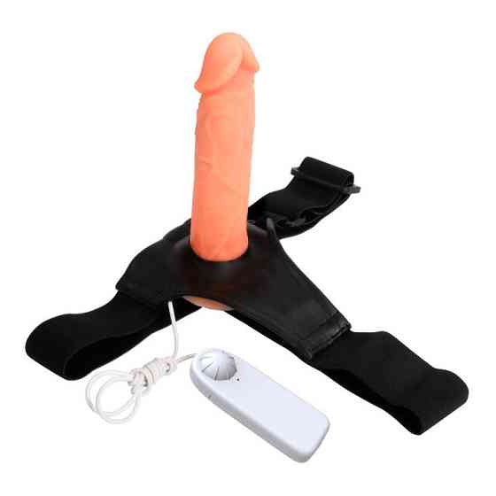 Страпон - Baile Jessica Strap On Vibrating, 17 см Sex Aura Київ