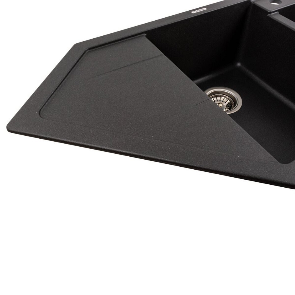 PLATINUM Гранітна мийка для кухні Platinum 9950 PANDORA матовий Моріон Київ - фото 4