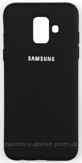 Samsung A6 A600 J6 J600 чорний чохол Soft touch Одеса - фото 1