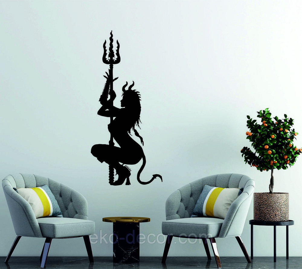 Декоративне настінне Панно «Дівчина Дияволиця», Декор на стіну Київ - фото 8