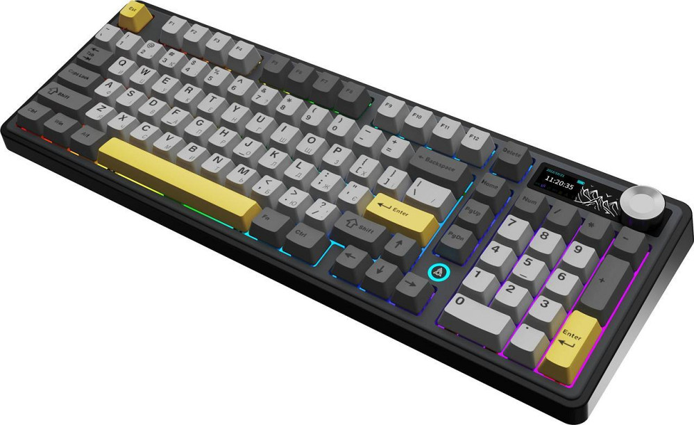 Клавіатура бездротова Ajazz AK980 V2 Maillard Switch Black (AK980-V2-M-BGY) ( 24042 ) Харків - фото 12
