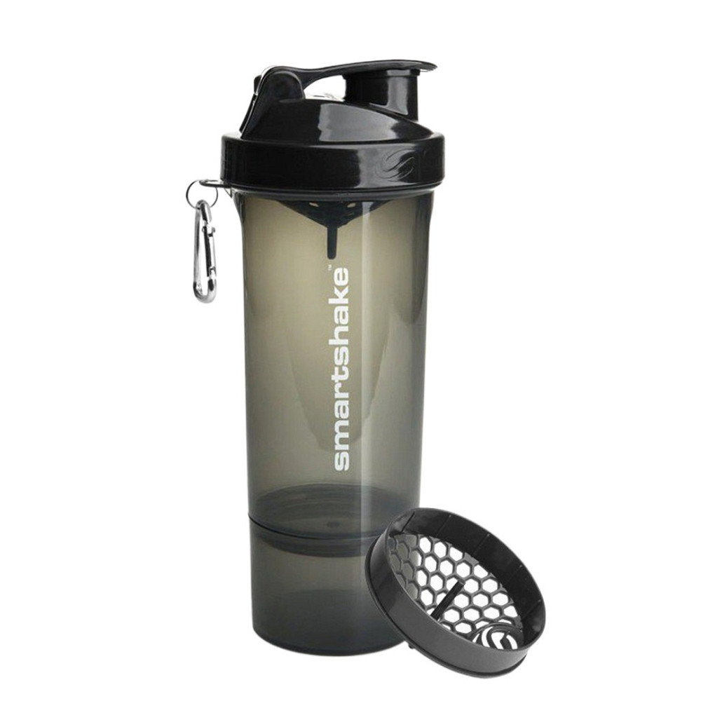 Шейкер спортивний SmartShake Slim 500ml Black Каменское - изображение 2