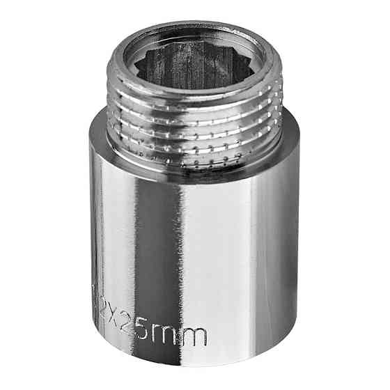 Подовжувач Europroduct EP.E025.Chr - 1/2"MF-25мм хром (EP6124) Київ