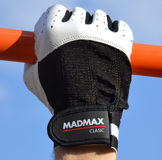 Фітнес-рукавички Madmax MFG-248 Класичний білий XXL Кам'янське - фото 10