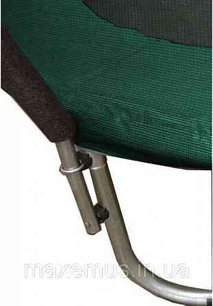 1 Батут детский с внутренней защитной сеткой 312 см батут атлето с лестницей для детей и взрослых зеленый Мостиска