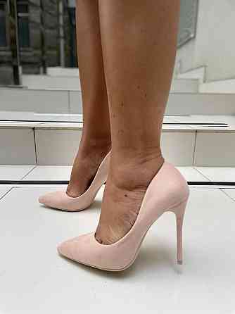 Comer Туфлі жіночі COMER пудра еко-замша каблук 11см розміри 35-38 (2717) Коломия