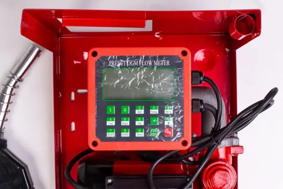 Міні-заправка LEX  для дизельного палива потужність 1850 Вт 40 літрів/хв заправна міні система з дисплеєм для СТО Львів