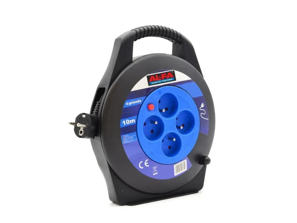 Удлинитель AL-FA ALECR10M – электрический, длина 10 м, 4 розетки, 3x1.0 мм2 Львов - изображение 3