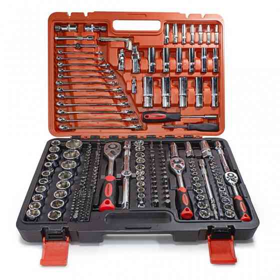 Набір інструментів 216пр. 1/4''3/8''1/2''(6гр.)(4-32мм) FORCEKRAFT FK-38841 Одеса