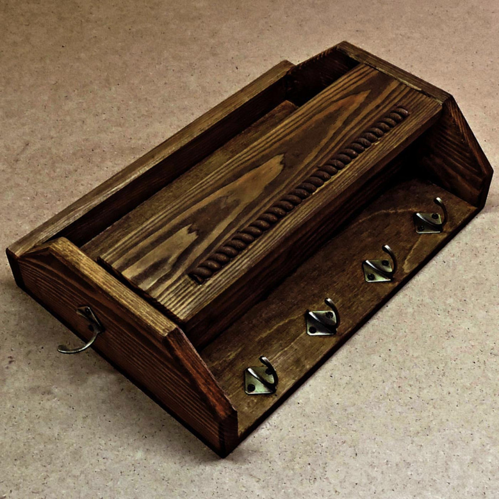 Ключниця дерев'яна "Шенонсо" капучино Миколаїв - фото 1