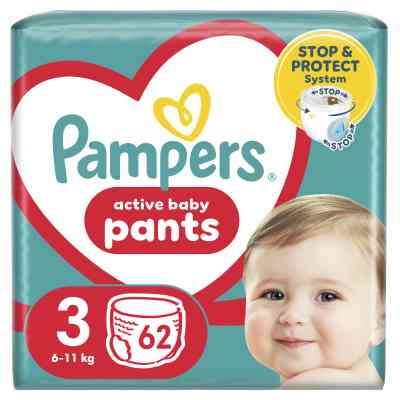 Підгузки Pampers трусики Pampers Pants Розмір 3 (6-11кг) 62 шт (8006540069233) Вінниця