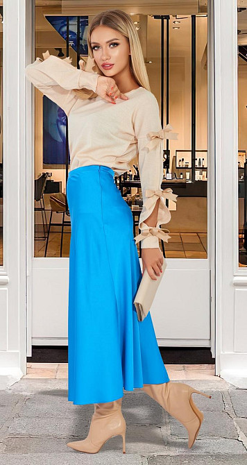 Кокетливый свитерок с бантиками (44) Киев - изображение 2