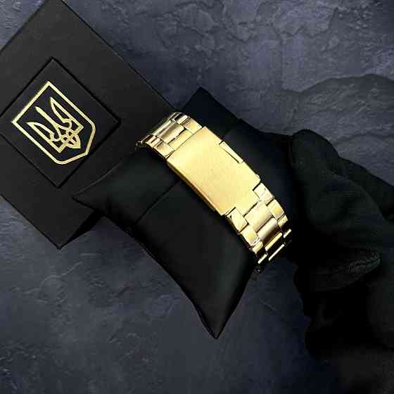 Patriot 017 Тризуб Золото Gold-Black-White Steel SBR Київ