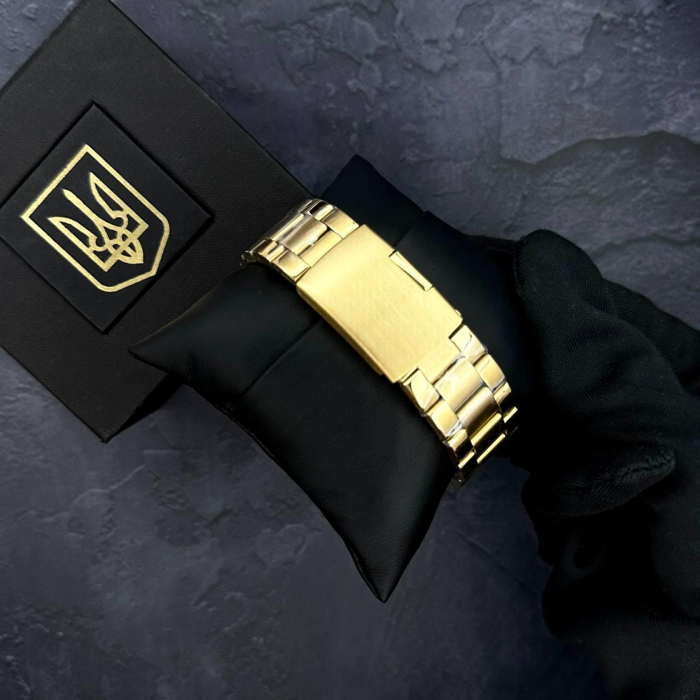 Patriot 017 Тризуб Золото Gold-Black-White Steel SBR Київ - фото 5
