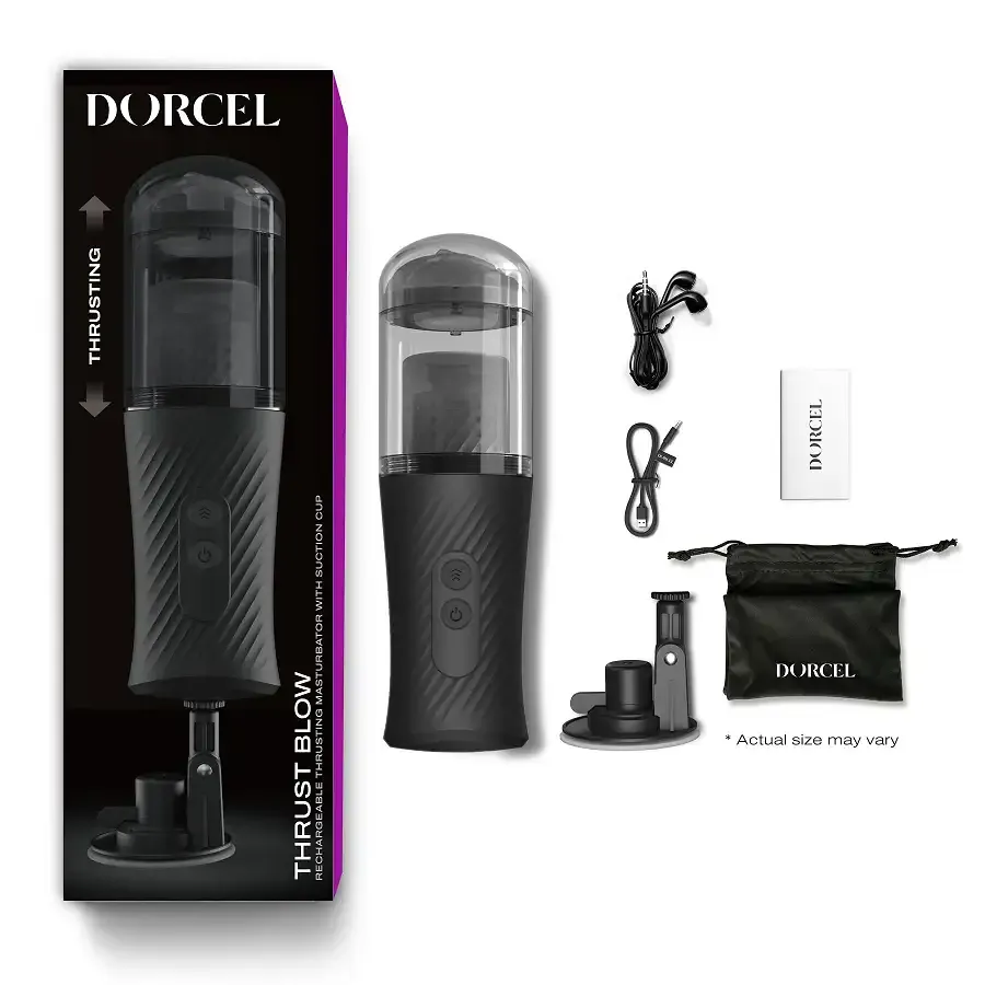 Автоматический мастурбатор Dorcel THRUST BLOW, голосовое сопровождение, присоска Львов - изображение 7