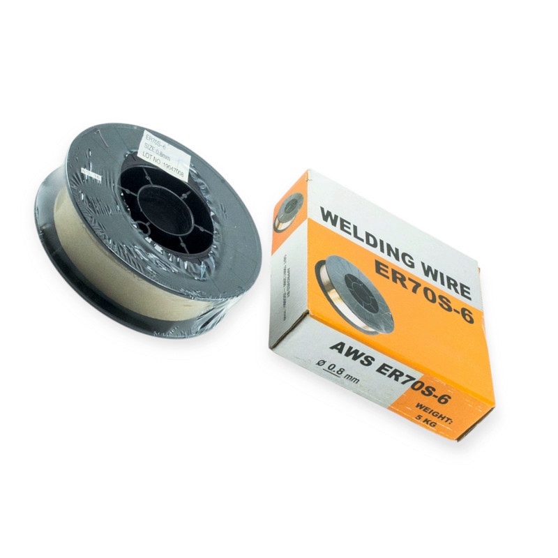 Дріт (5 кг) 0,8 мм (AWS ER70S-6) Помаранчевий (реально 3.9 кг) зварювальний Мукачево - фото 1