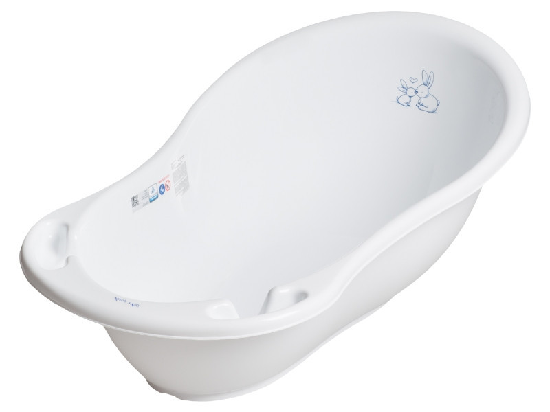 Ванна дитяча зі зливом Bunny 86 см white Київ - фото 1