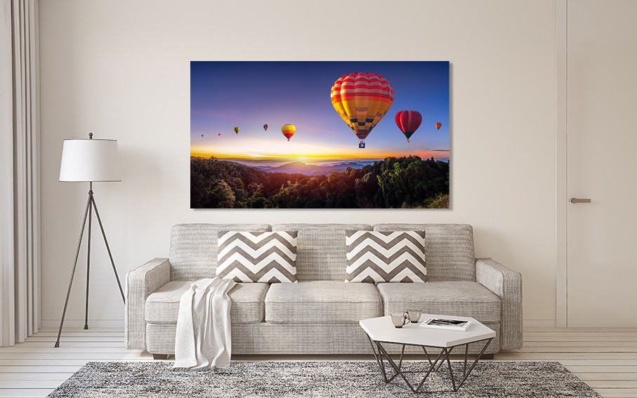 Картина холст в гостиную / спальню  Повітряні кулі    MLP_328 40x80 см Киев - изображение 2