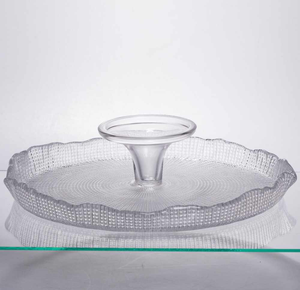 Стеклянная тортовница-менажница на ножке Киев - изображение 5