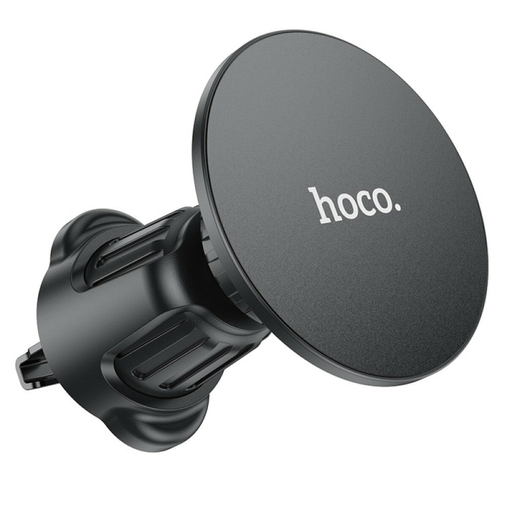 Тримач для мобільного HOCO H12 Fine jade ring magnetic car holder(air outlet) Black Киев - изображение 1