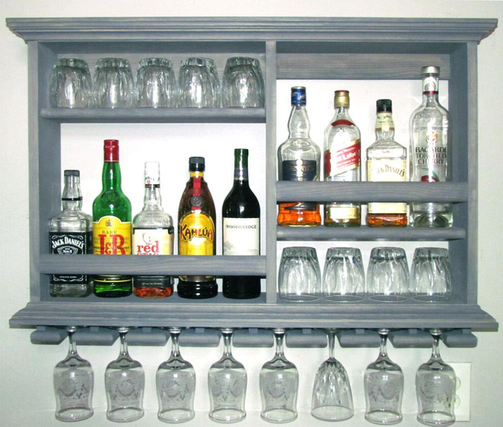 Настінна винна полиця "Сітара" маренго Миколаїв - фото 1