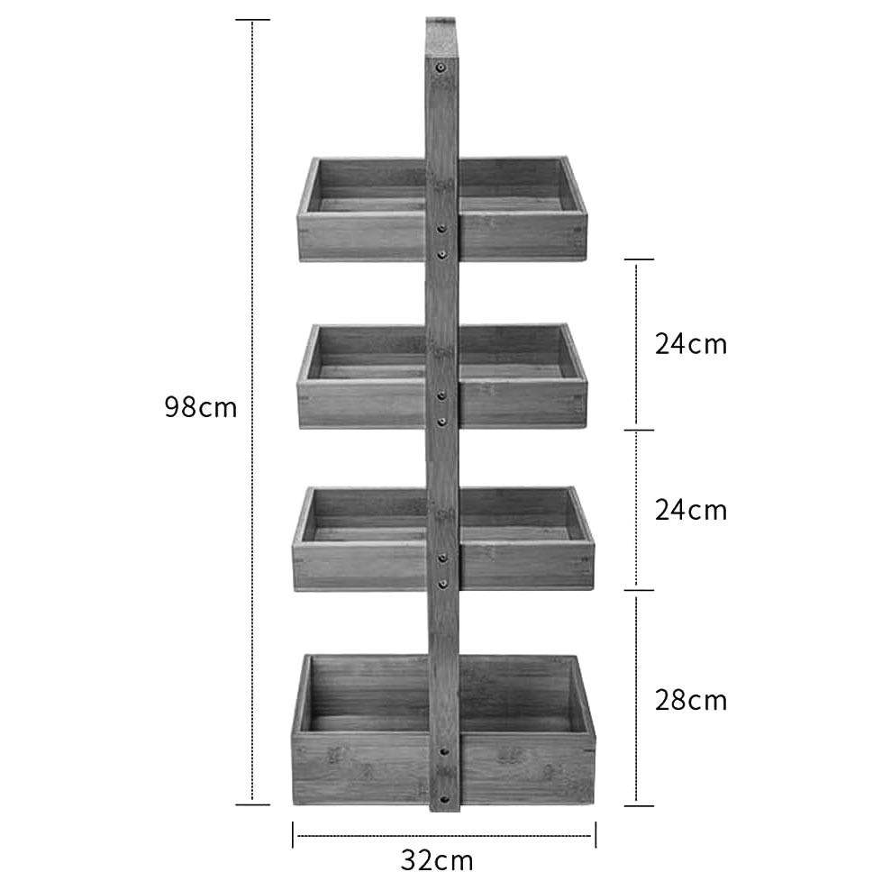 Етажерка для ванної "Даразія" палісандр Миколаїв - фото 2