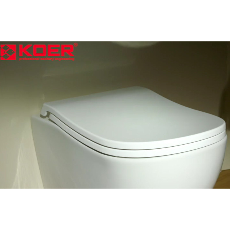 Унитаз подвесной эргономичный Koer TT-0102-T3 520x360x360mm система смыва TORNADO 3.0 (KR5616) Киев - изображение 2