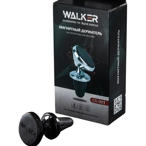 Тримач автомобільний для мобільного WALKER CX-001 магнітний чорний Житомир - фото 4