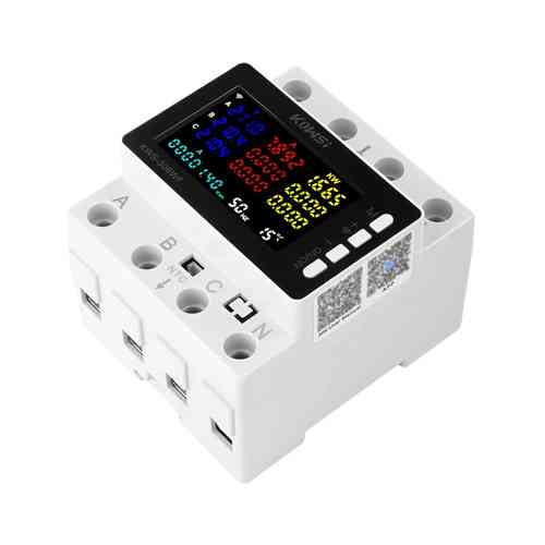 Wi-Fi лічильник електроенергії трифазний 220В 80А DIN, захист, KWS-306WF Вінниця