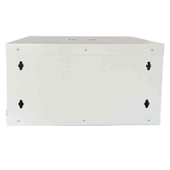 Шкаф серверный настенный с полкой GEAR 6U 19'' 600x450x300 Серый (GWMSN-6U-600-450G) Киев