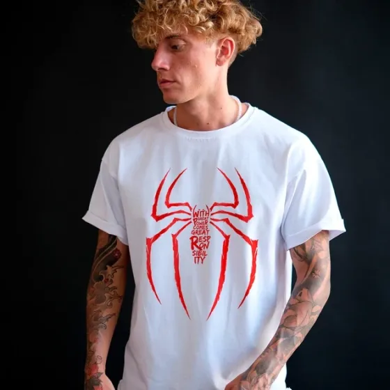 Футболка для подростка мальчика с принтом Человек-Паук W Размер 160 Anime10040 Днепр