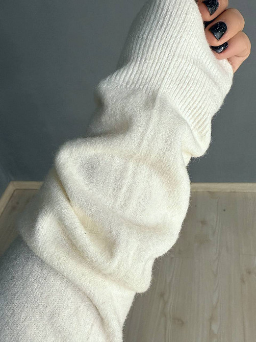 Светр жіночий A-N 2403 водолазка гольф базовий з круглим горлом, білий, one size Київ - фото 14