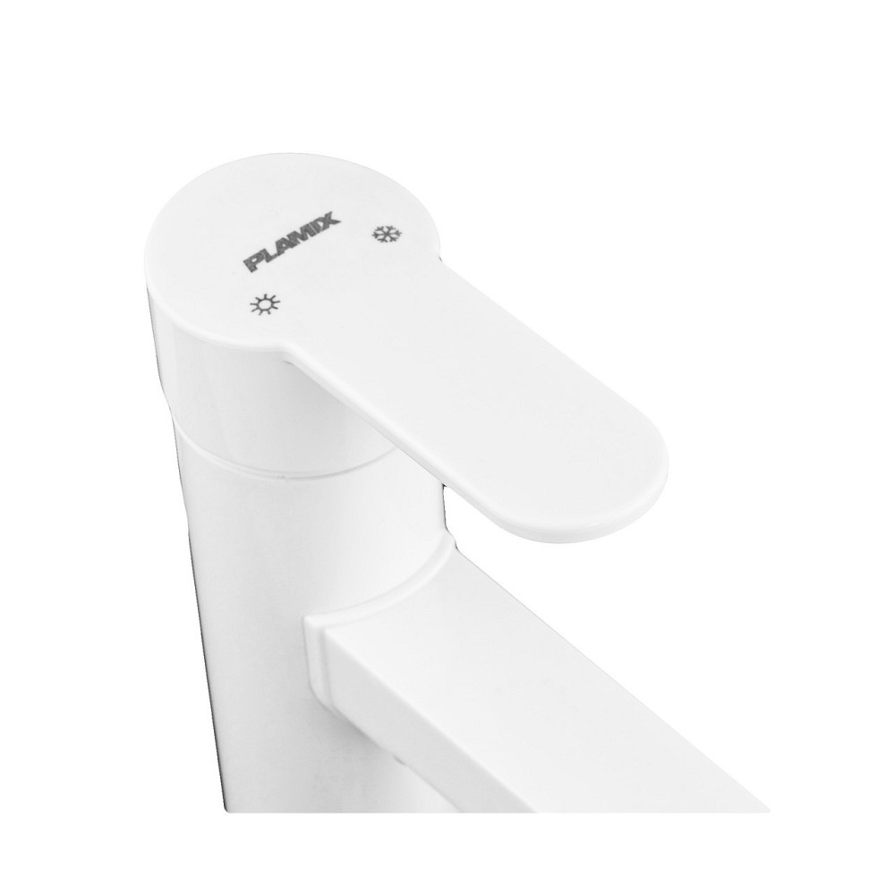 Змішувач для умивальника Plamix Raul-001-A HIGH White    ( PM0655 ) 28364 Харків - фото 2