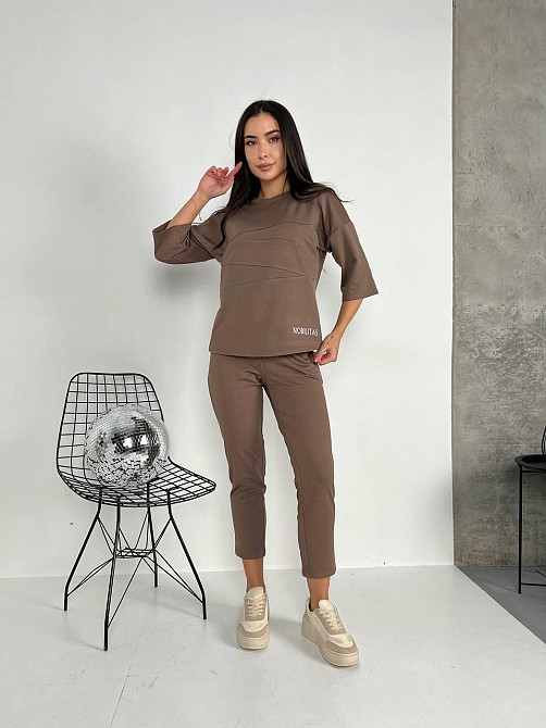 Жіночий спортивний костюм двонитка літній. 42-60р Київ - фото 2