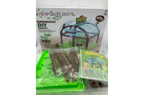 Игровой набор теплица для выращивания растений с семенами и капельным поливом Home made plant GREEN Коломия