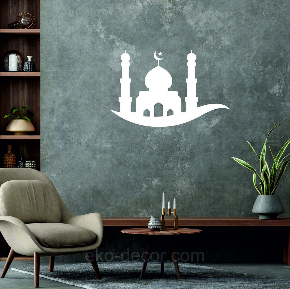 Декоративное настенное Панно «Ислам» Декор на стену 70*45 см, Белый Киев - изображение 5