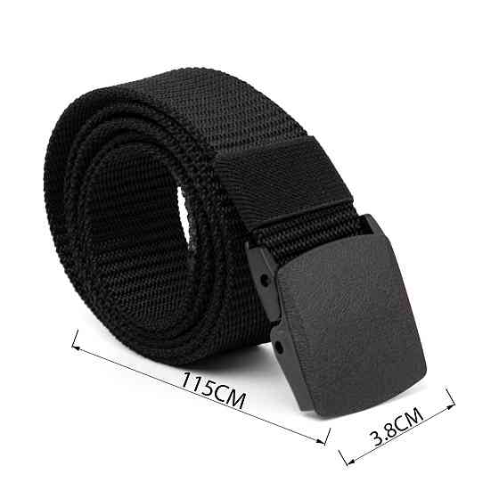 Текстильный ремень Vintage 20540 Черный Киев