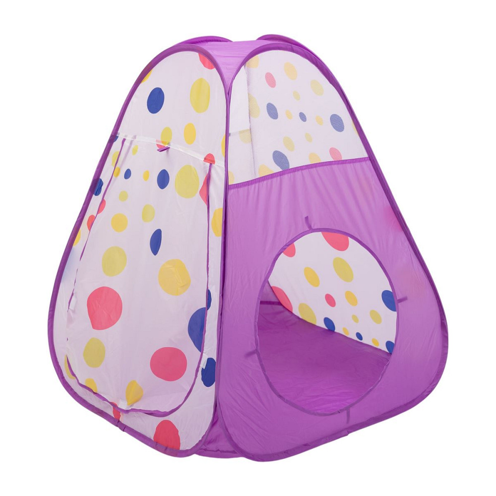 Lugi Намет дитячий 3 в 1 70×70×90 см ігровий намет з тунелем і басейном Фіолетовий HP-S-4NDV Коломыя - изображение 8