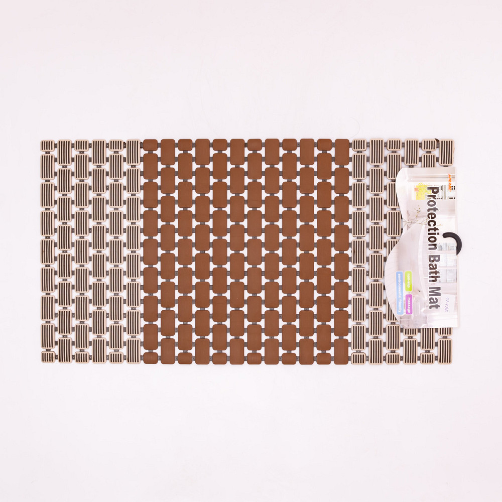 Килимок для ванної туалету душу із полівінілхлориду на присосках 73×40 см HP-42-7BR Коломыя - изображение 3