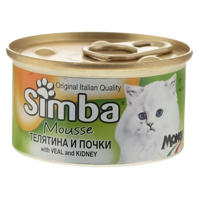 Консервы для кошек Simba Cat Wet телятина 85 г (8009470009409) Винница - изображение 1
