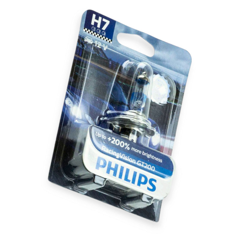 Автолампа 12V 55 W PHILIPS Racing Vision GT200 200% H7 Мукачево - фото 1