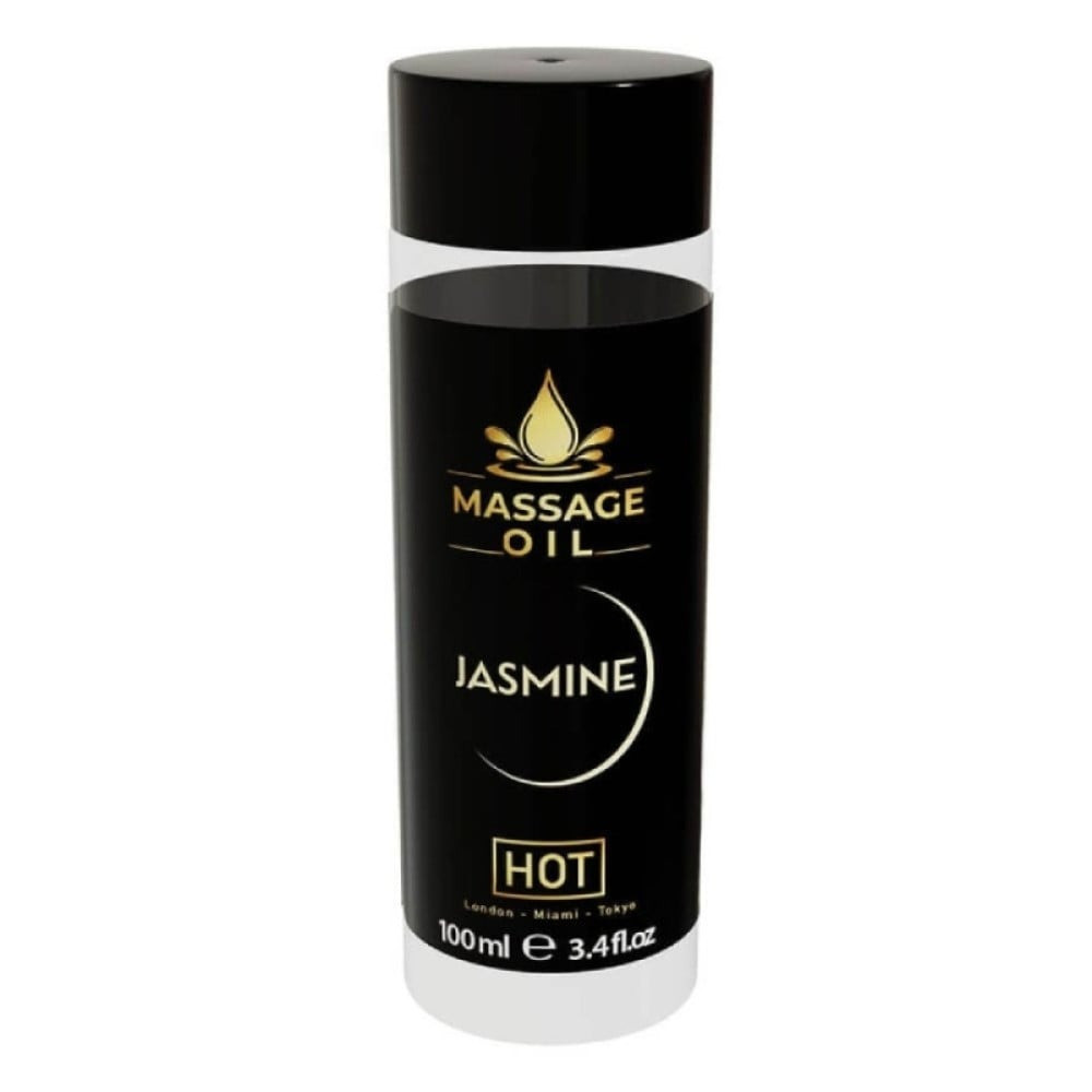 Массажное масло HOT Massage Oil Jasmin с ароматом жасмина, 100 мл Sex Aura Киев - изображение 1