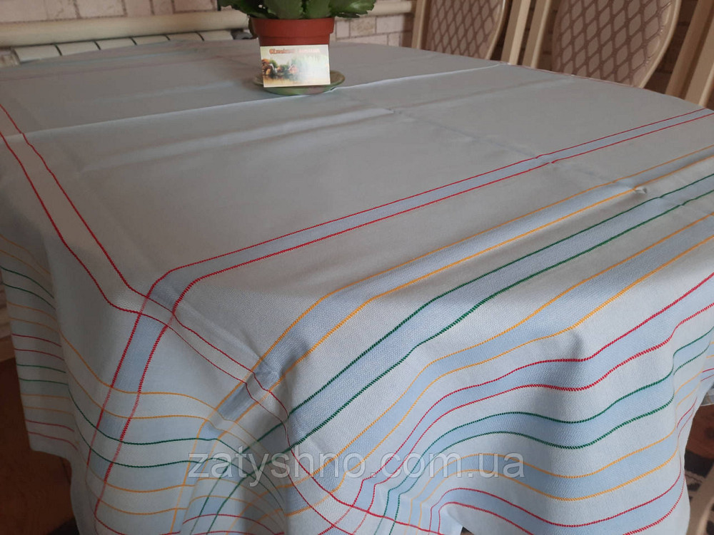 Блакитна скатертина 140*140 Київ - фото 2