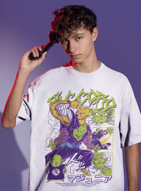 Футболка для мальчика аниме Аниме Манга Отаку Аниме оверсайз (рост от 165 до 180 ) Черний AnimeJ1178m Днепр - изображение 4