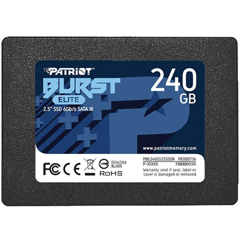 Накопичувач SSD 240 GB Patriot Burst Elite 2.5