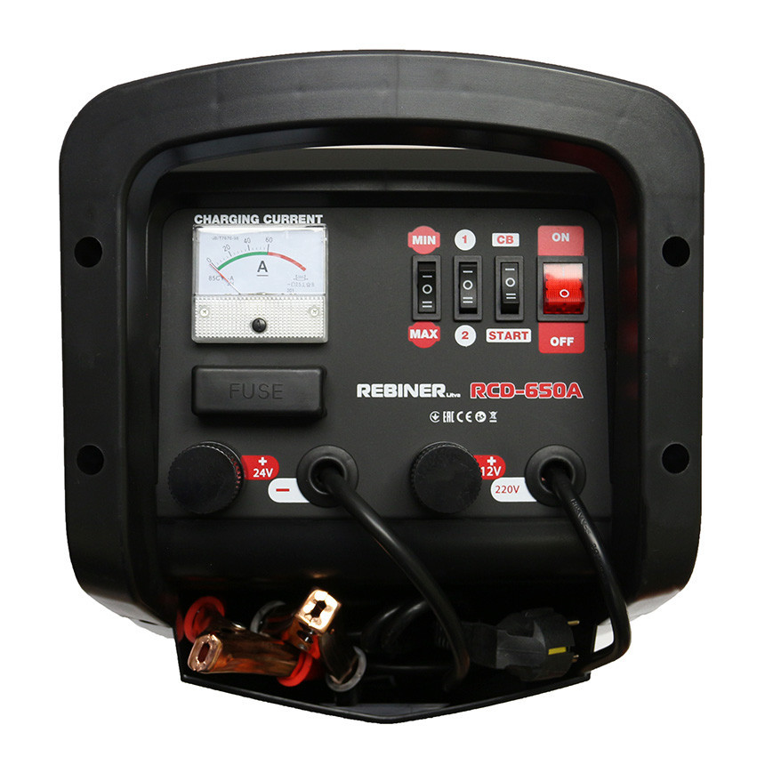 Пуско-зарядний пристрій Rebiner RCD-650A – 12/24 В, 400 А/ч, Гарантія 36 міс Львів - фото 4